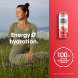 Optimum Nutrition lata junto a frutillas destacando sabor natural