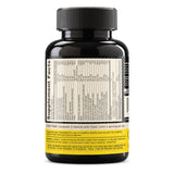 Optimum Nutrition Opti-Men junto a alimentos saludables para complementar la dieta
