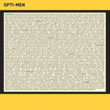 Optimum Nutrition opti-men primer plano de tabletas, enfoque en calidad y pureza