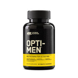 Optimum Nutrition opti-men frente del envase, claridad de producto y conveniencia