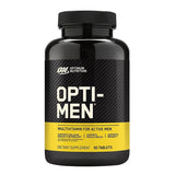 Optimum Nutrition Opti-Men vista frontal del envase mostrando diseño y cantidad