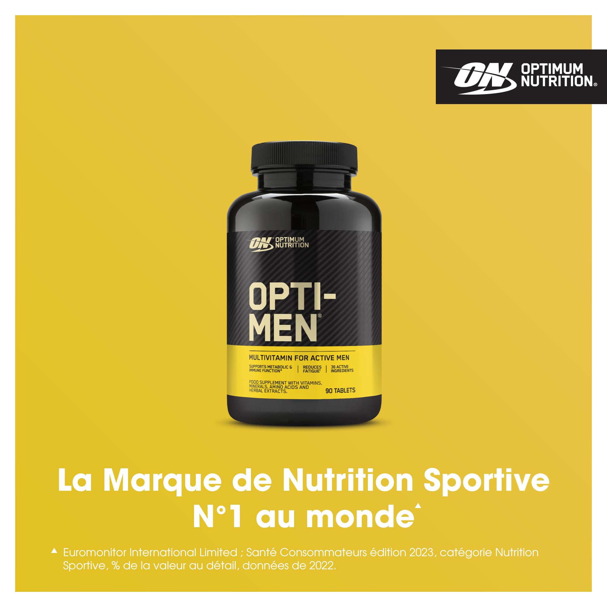Optimum Nutrition opti-men detalle de tabletas, vista de textura y facilidad de ingestión
