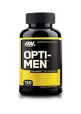 Optimum Nutrition opti-men tabletas junto a un desayuno para conveniencia