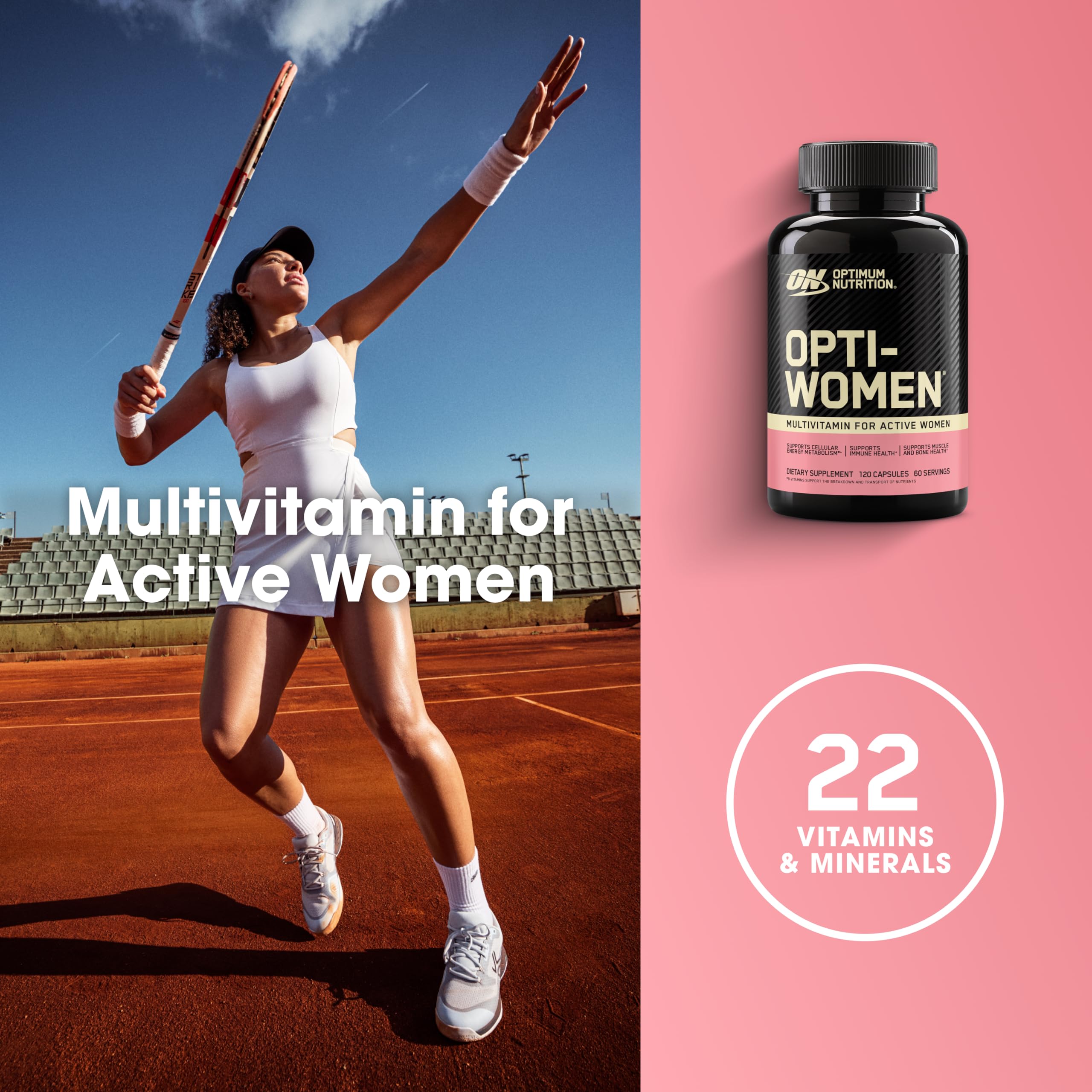 Optimum Nutrition etiqueta nutricional Opti-Women detalle de ingredientes