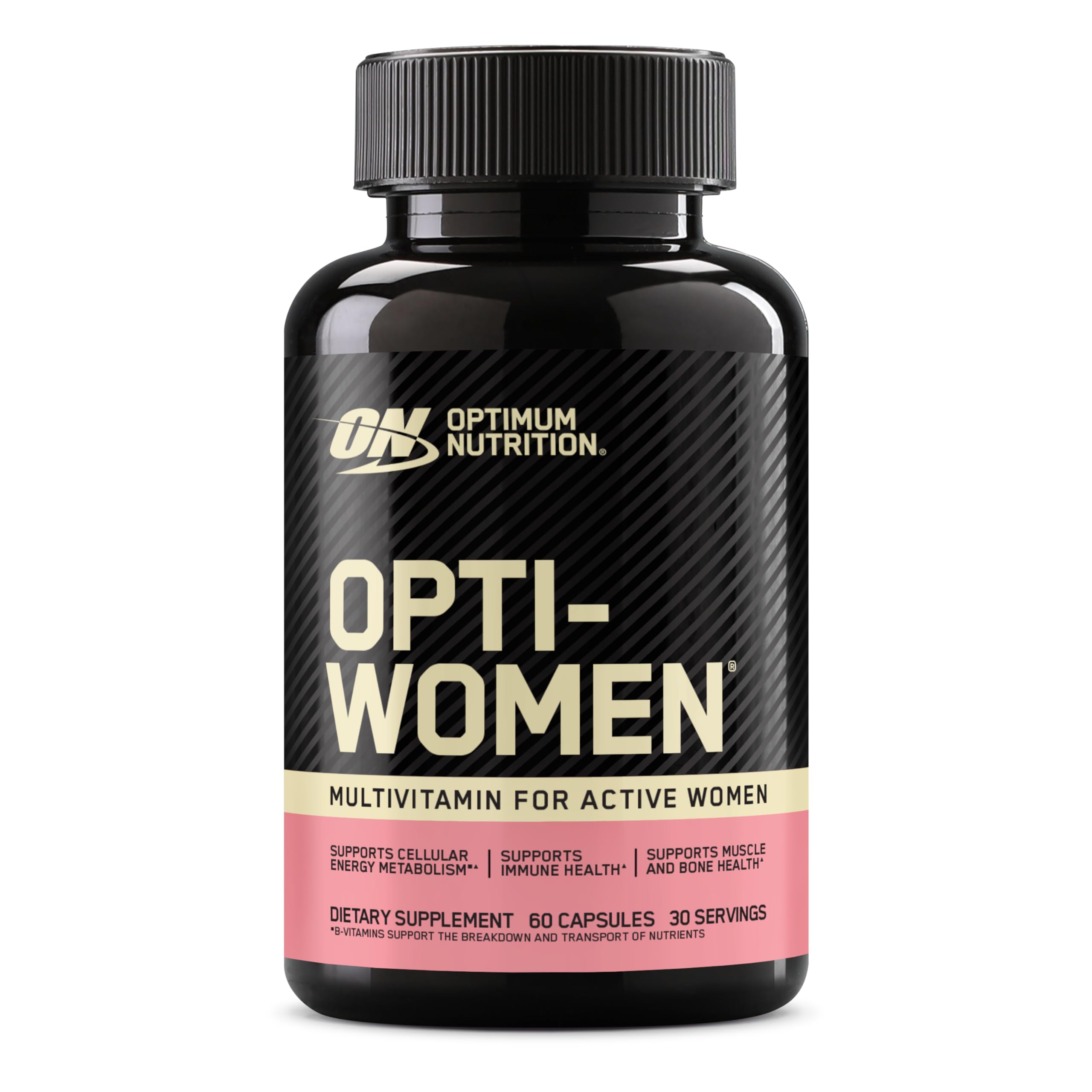 Optimum Nutrition mujer activa realizando ejercicio representando energía diaria