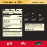 Optimum Nutrition polvo en cuchara listo para medir porciones precisas