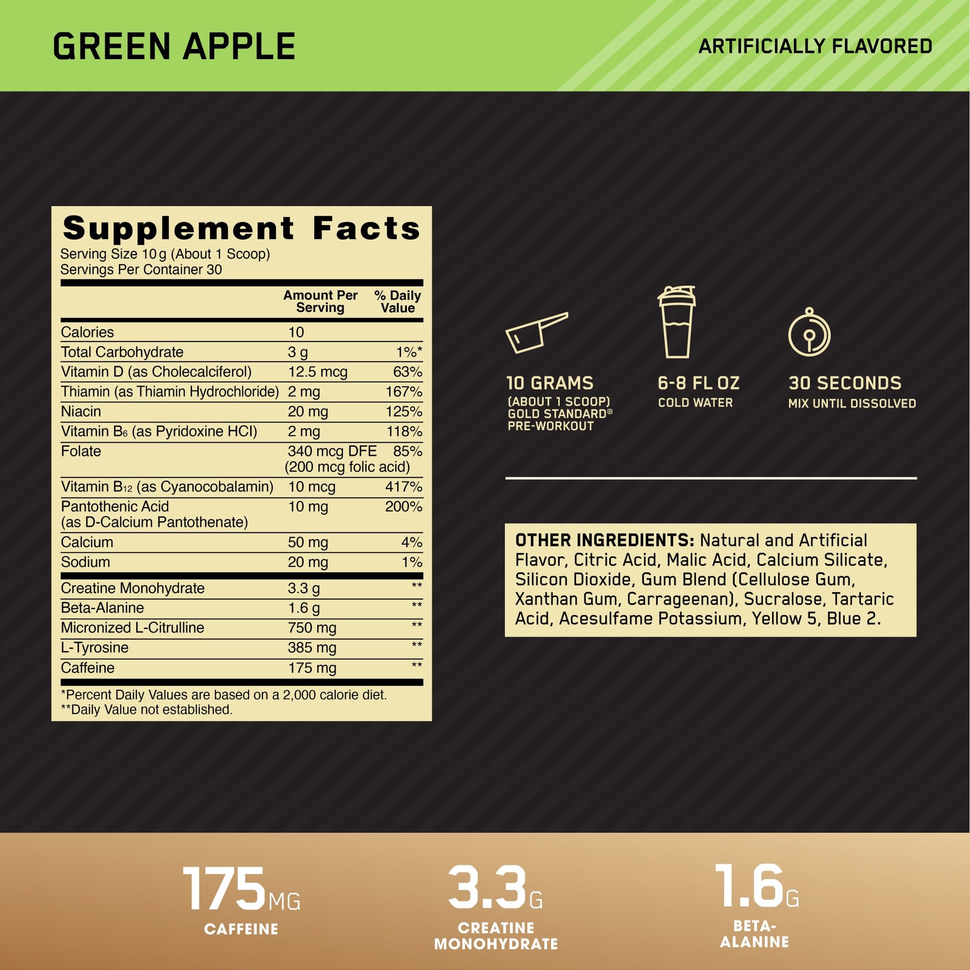Optimum Nutrition polvo mezclado en shaker listo para tomar