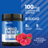 Optimum Nutrition polvo en primer plano con textura micronizada y fácil mezcla