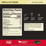 Optimum Nutrition cucharada de polvo mostrando textura fina y mezcla fácil