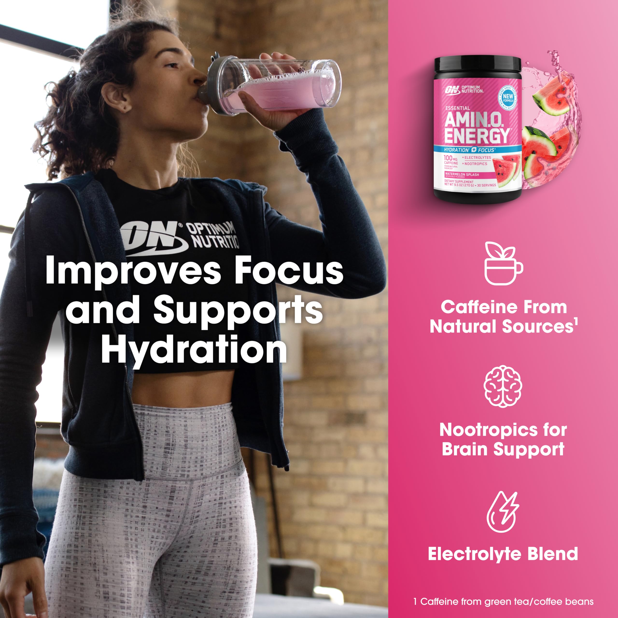Optimum Nutrition cucharita medidora con porción para dosificar precisión