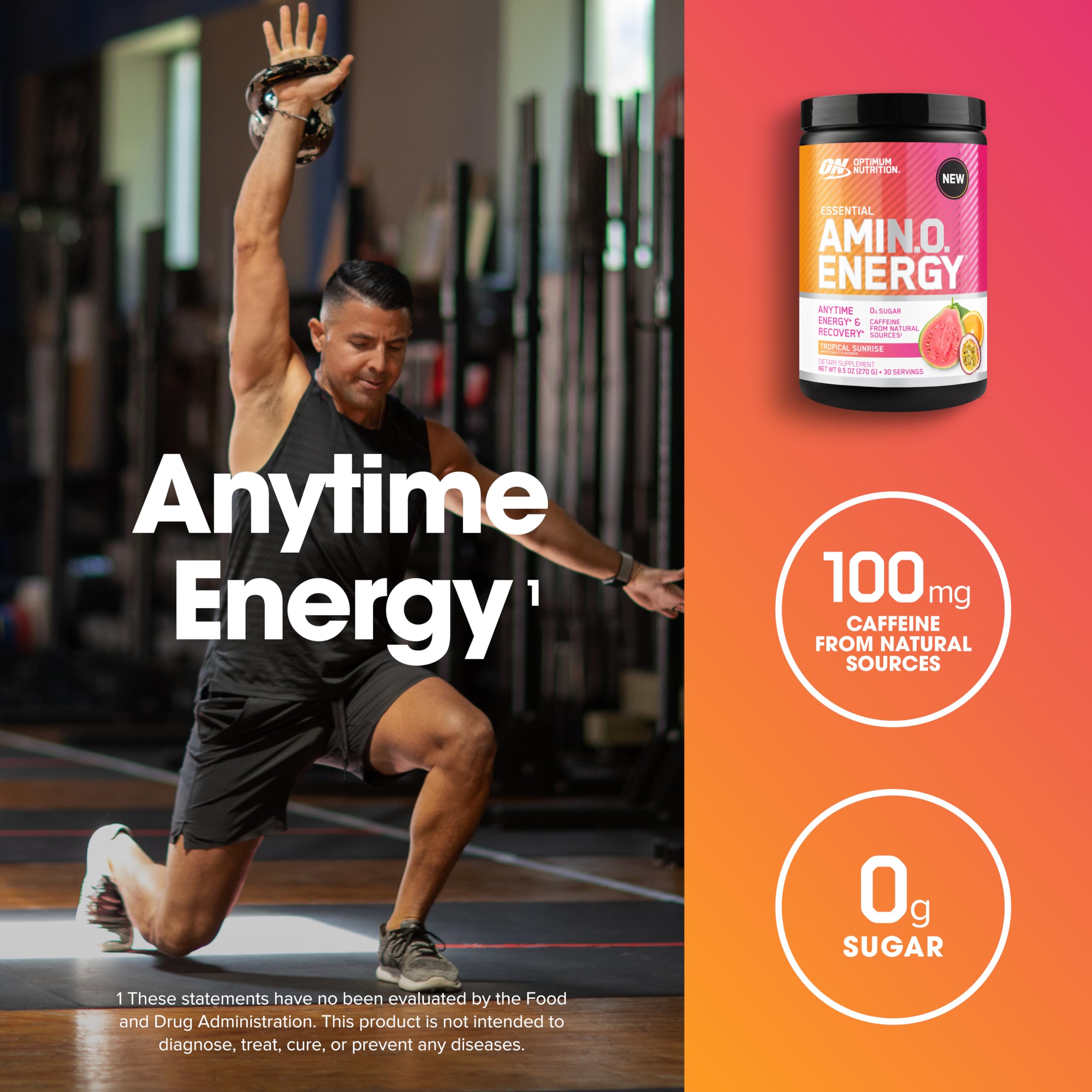 Optimum Nutrition cucharada medidora con porción para control de dosificación