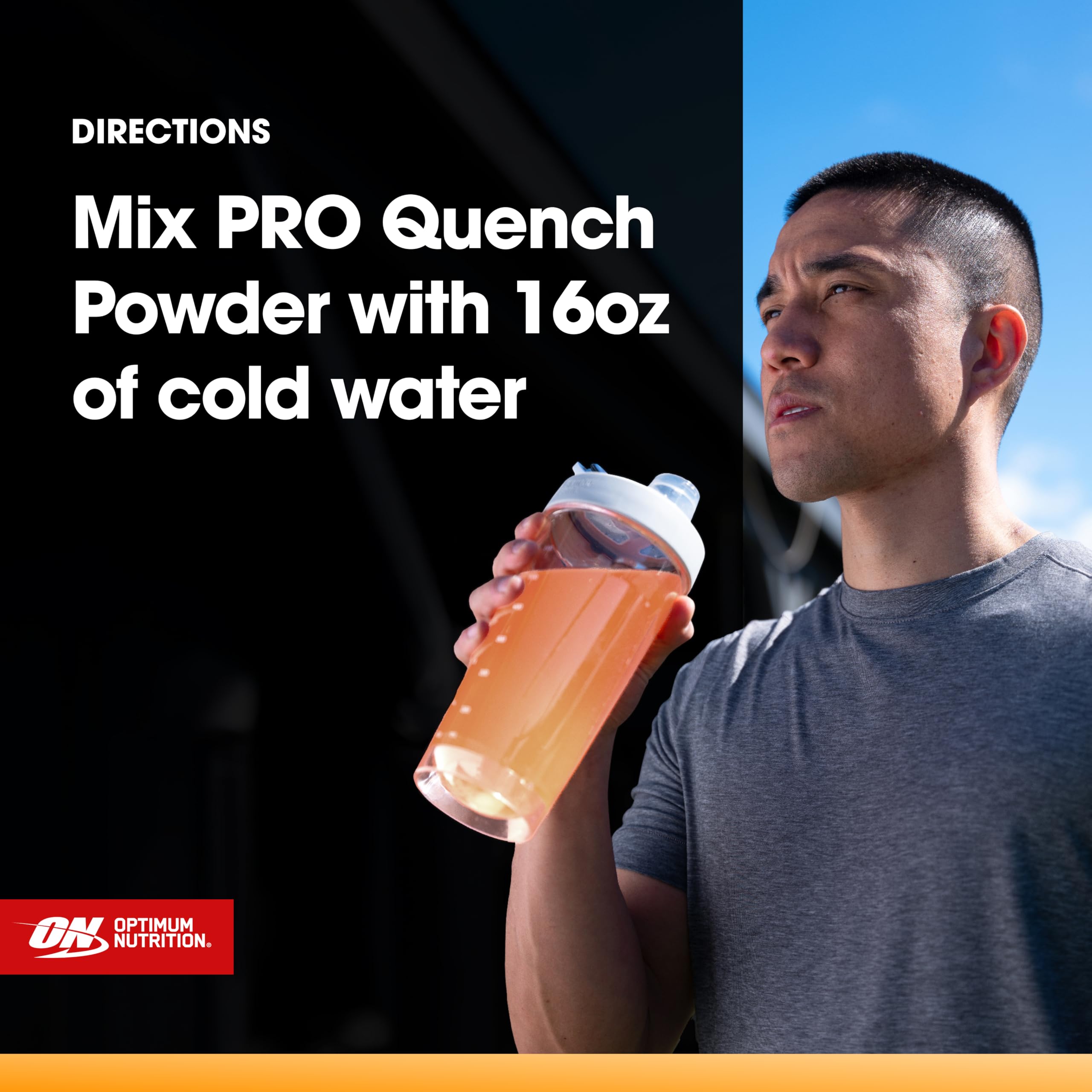 Optimum Nutrition etiqueta nutricional enfocada, detalles de proteína y colágeno