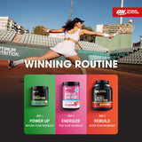 Optimum Nutrition vaso con French Vanilla Crème, sabor cremoso y agradable