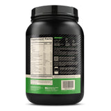 Optimum Nutrition etiqueta nutricional con calorías y macros visibles