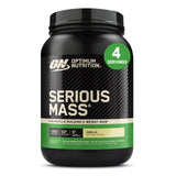 Optimum Nutrition envase Serious Mass frente, alta densidad calórica