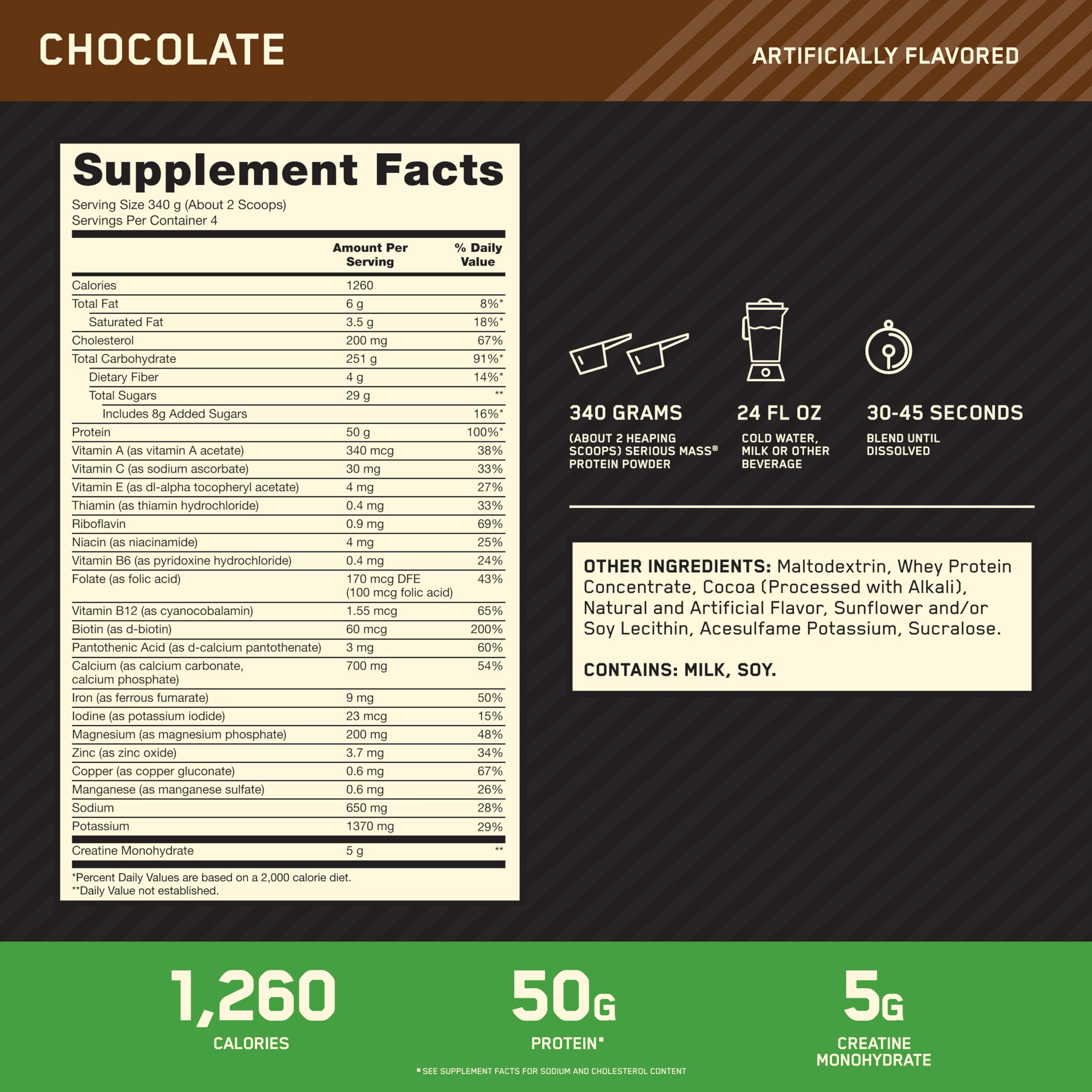 Optimum Nutrition batido de chocolate cremoso listo para beber