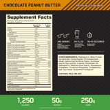Optimum Nutrition polvo en detalle que muestra textura fina y mezcla rápida