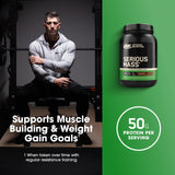 Optimum Nutrition vaso con batido preparado para ganancia de masa