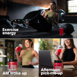 Optimum Nutrition bebida preparada mostrando hidratación y energía inmediata