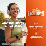Optimum Nutrition sobre en mano muestra conveniencia para uso en movimiento