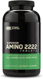 Optimum Nutrition envase frontal mostrando 320 tabletas y beneficio conveniencia