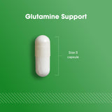 Optimum Nutrition comparación de tamaño frente a moneda para referencia visual de cápsulas