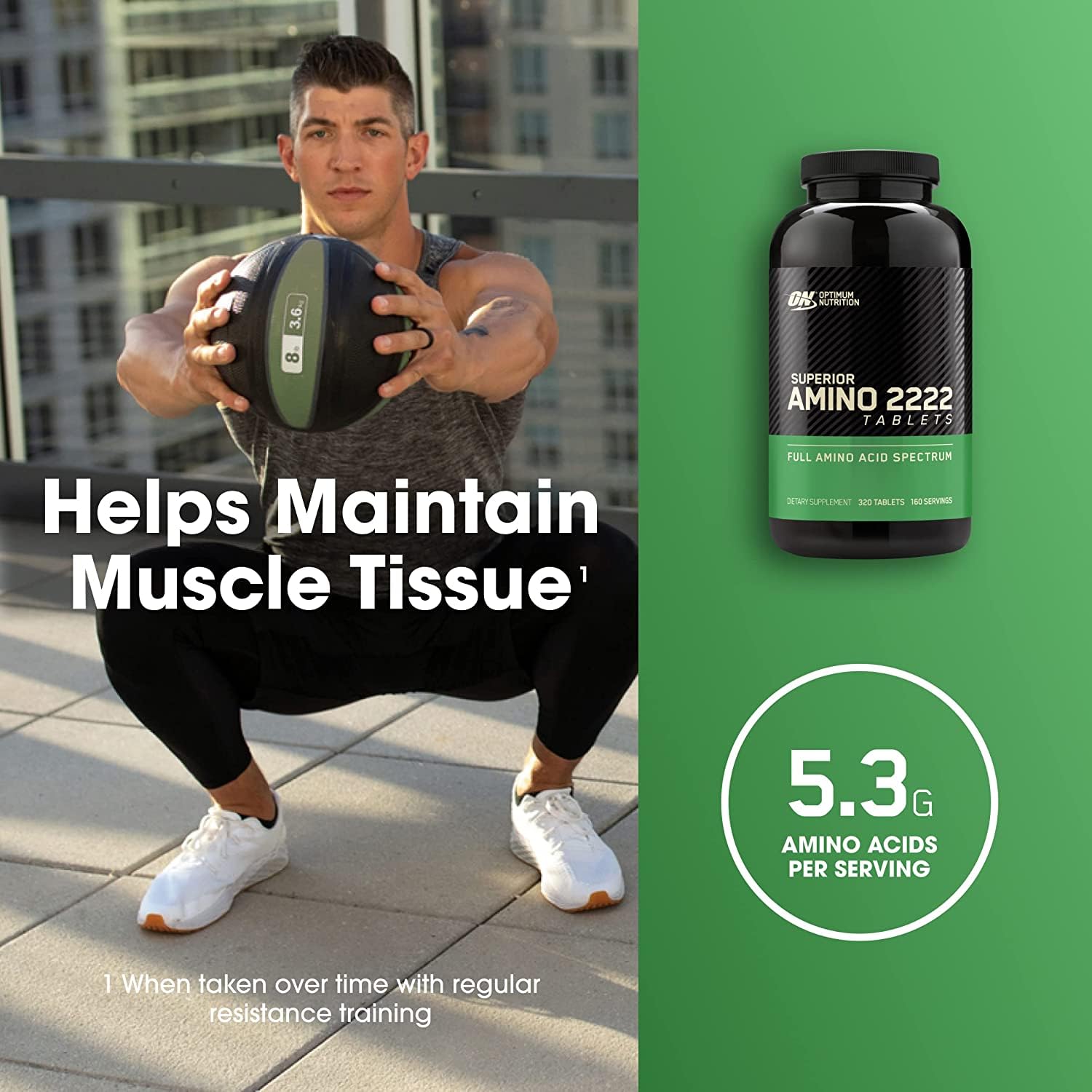Optimum Nutrition detalle de la tapa con sello para mantener frescura y protección