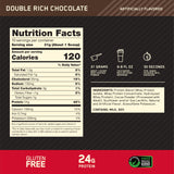 Optimum Nutrition primer plano de textura del polvo para mezclar