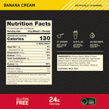 Optimum Nutrition polvo de proteína vista en detalle mostrando textura fina y mezcla fácil
