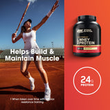 Optimum Nutrition shaker en uso después de sesión, recuperación práctica