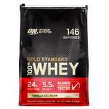 Optimum Nutrition frasco frontal con etiqueta clara y beneficios visibles
