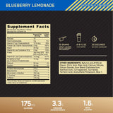 Optimum Nutrition bebida preparada en vaso listo antes de entrenar