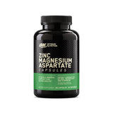 Optimum Nutrition frasco frontal mostrando etiqueta y beneficios de uso