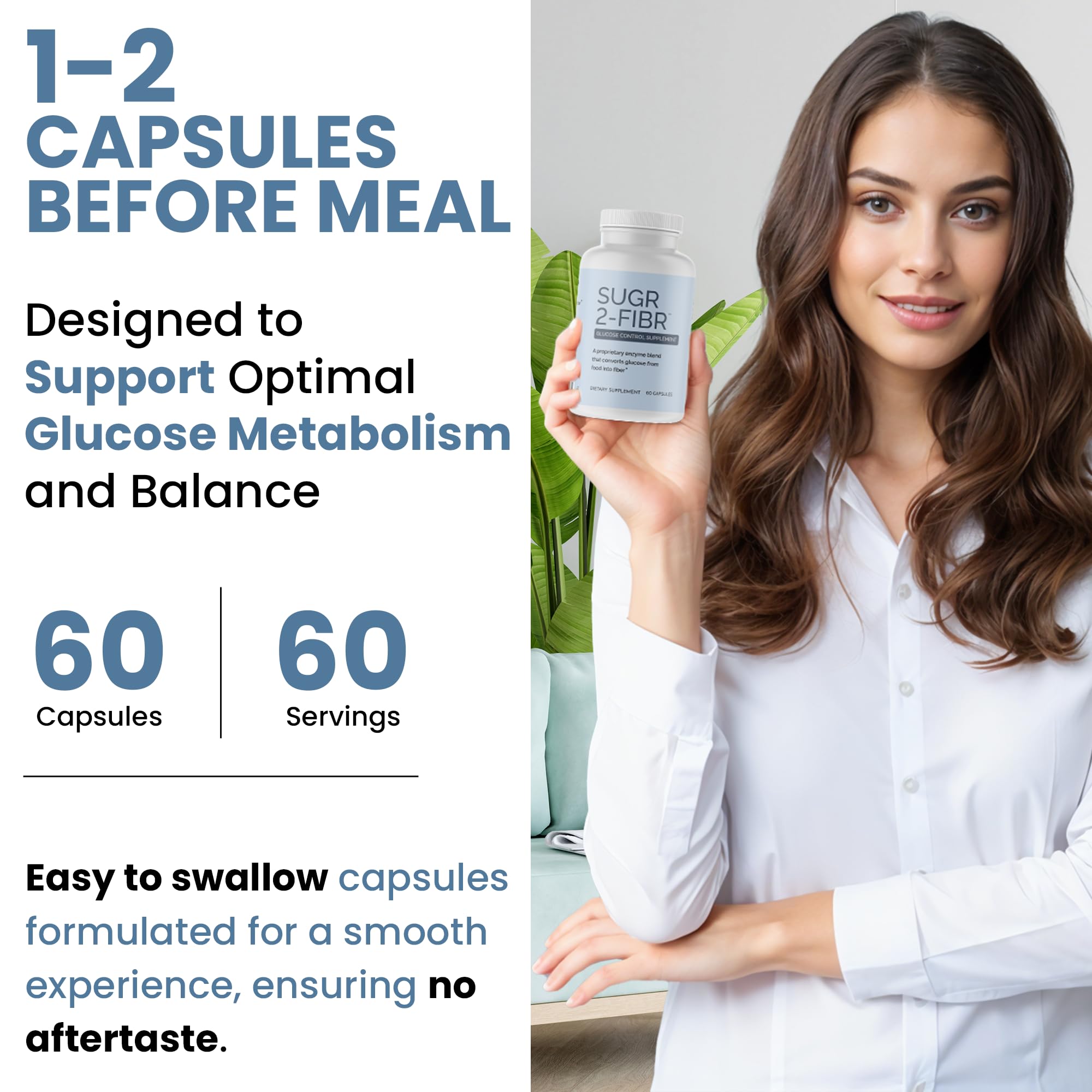 OPTIVIDA envase junto a alimentos ricos en carbohidratos para uso