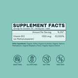 Ora Organic etiqueta con certificaciones vegana y USDA Organic visibles