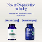Ora Organic cápsulas vistas desde arriba para apreciar tamaño y tono