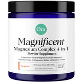 Ora Organic frasco frontal mostrando envase y sabor mandarina, fácil de usar