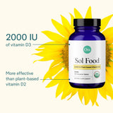 Ora Organic ilustración de líquen como fuente vegetal de vitamina D3