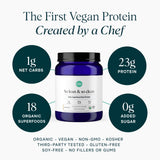 Ora Organic polvo en primer plano con textura fina y mezcla homogénea