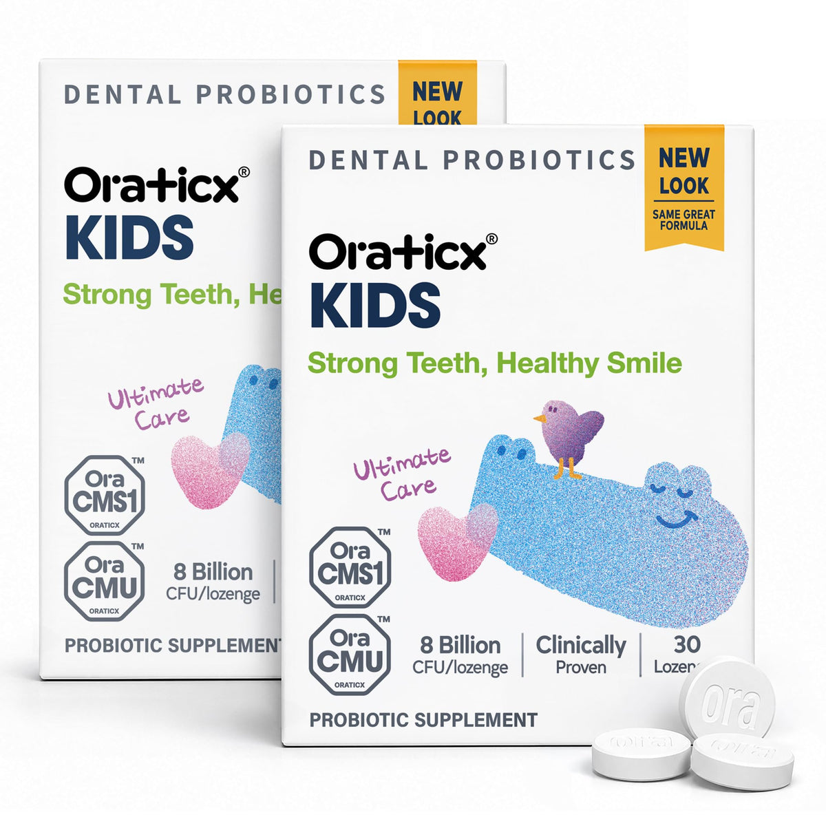 OraTicx envase frontal mostrando diseño claro y beneficio práctico