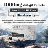 ORBILIVE comprimidos sobre fondo natural, imagen que sugiere origen himalayo