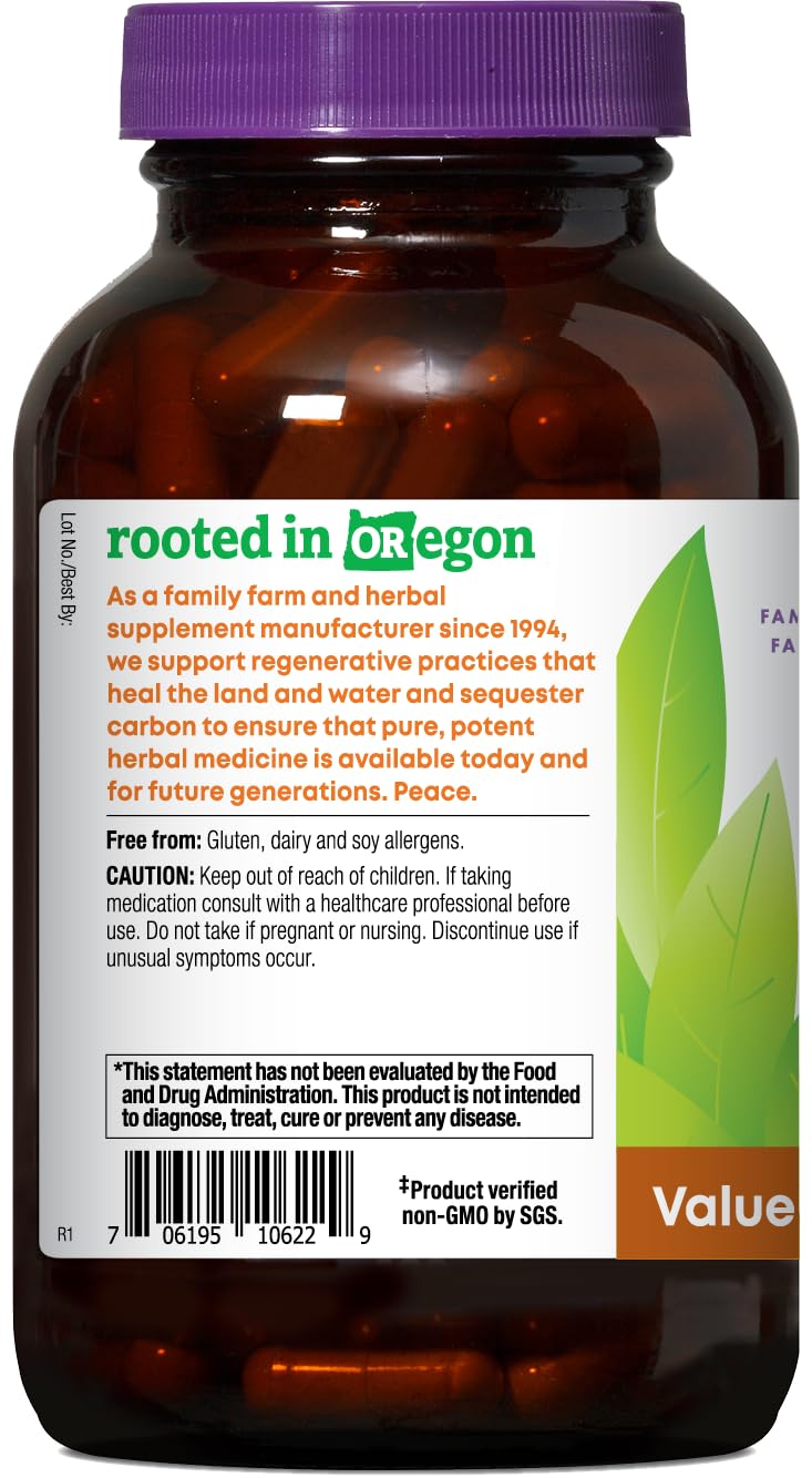 Oregon's Wild Harvest etiqueta con lista de ingredientes y claridad informativa
