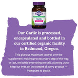 Oregon's Wild Harvest bulbo de ajo secado usado y origen orgánico destacado