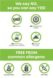 Oregon's Wild Harvest etiqueta con ingredientes y certificación orgánica visible