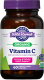 Oregon's Wild Harvest frasco frontal mostrando cápsulas veganas y certificación