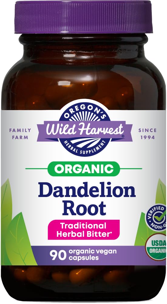 Oregon's Wild Harvest frasco frontal mostrando 90 cápsulas y marca