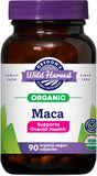 Oregon's Wild Harvest frasco frontal de maca orgánica, presentación clara y confiable