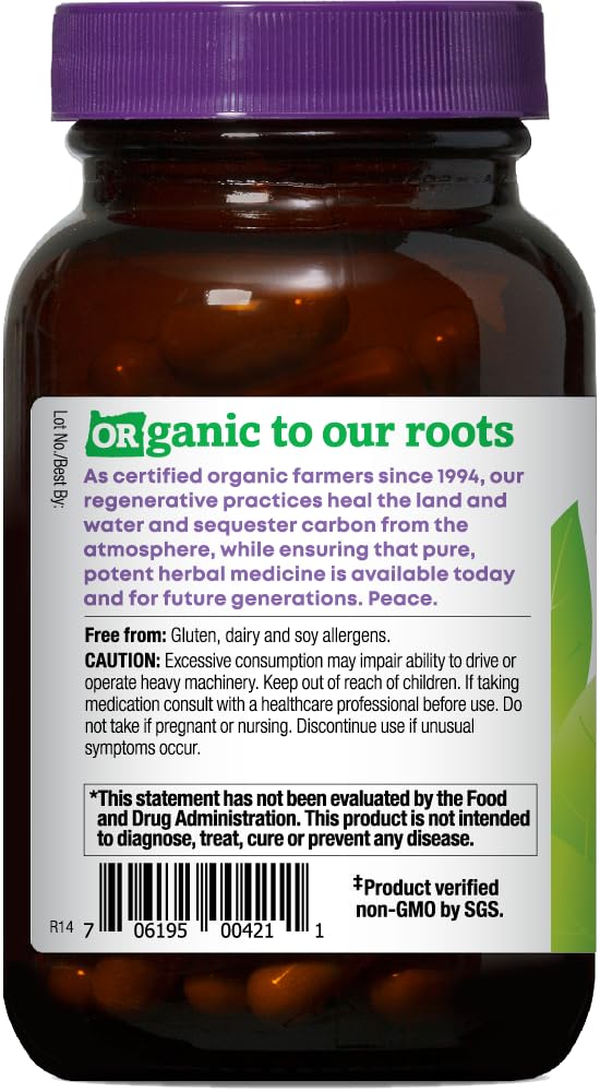 Oregon's Wild Harvest hojas de skullcap recién cosechadas a mano cultivadas orgánicamente