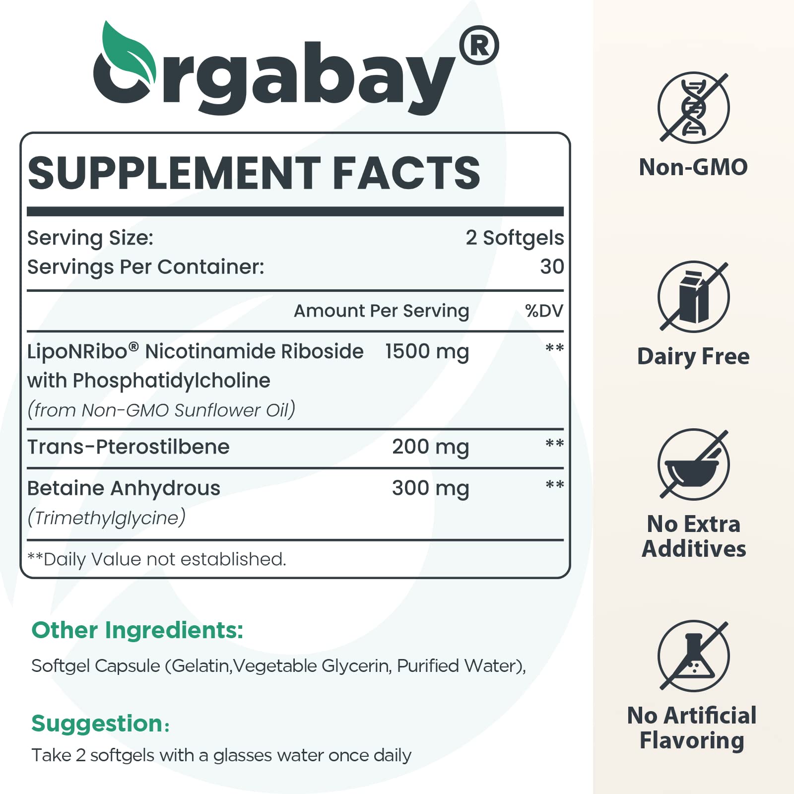 Orgabay cápsula detalle de textura que demuestra formulación liposomal
