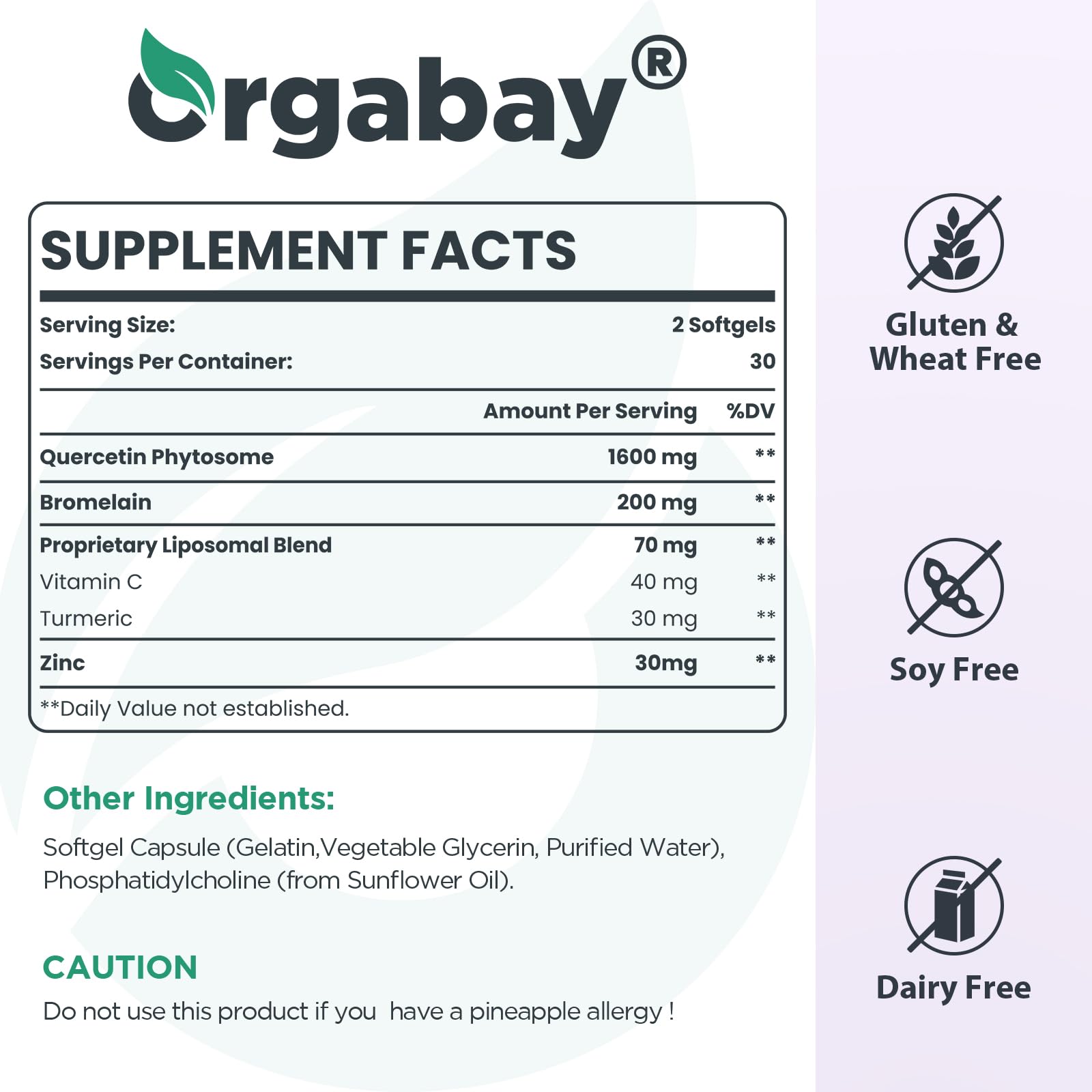 Orgabay cápsulas en mano para comparar tamaño y dosificación práctica